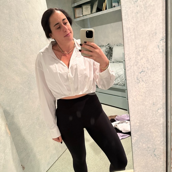 Zara cropped poplin top - Picture 5 of 6